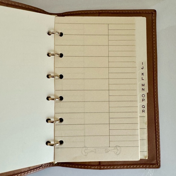 GUCCI ☆ Leather Planner / Notebook ☆ Vintage ☆ RARE ☆ - Picture 8 of 16